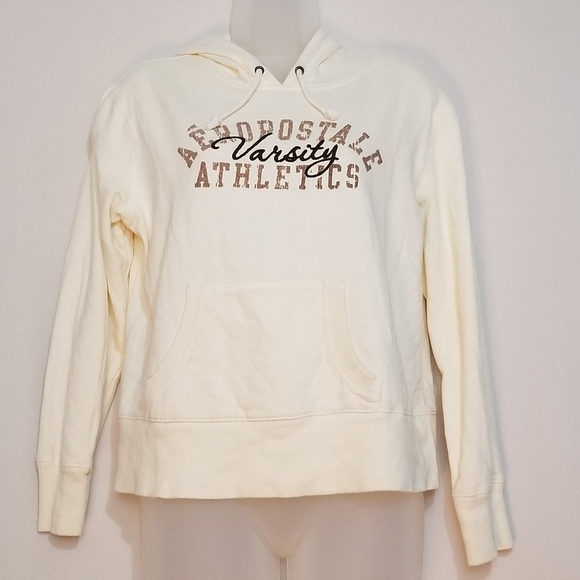 cream colored hoodie